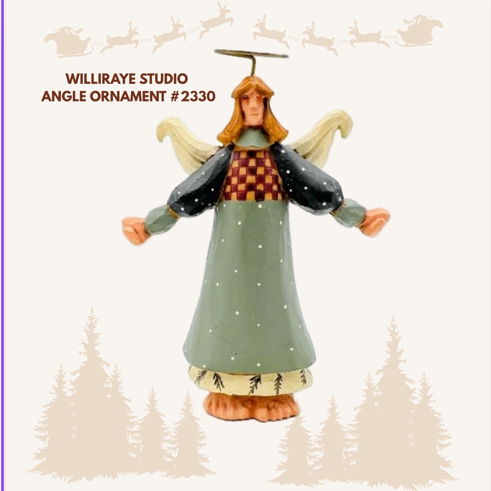 Williraye Studio Angel Ornament #2330 GREAT TO BUNDLE WITH